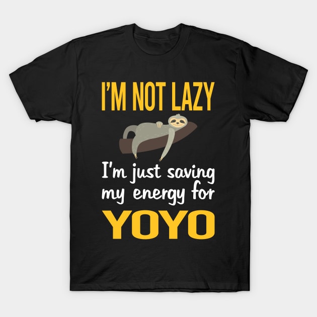 Saving Energy For YoYo Yo-Yo T-Shirt by symptomovertake